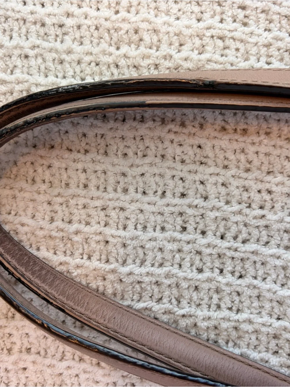 Michael Kors Brown Logo Tote with Light Tan Handles